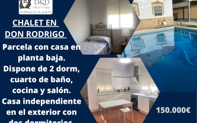 CHALET EN DON RODRIGO