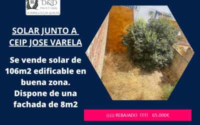 SOLAR JUNTO A CEIP JOSE VARELA