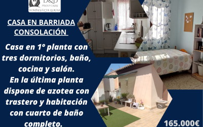 CASA EN BARRIADA CONSOLACIÓN