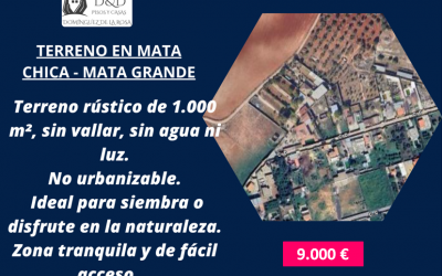 TERRENO EN ZONA «MATA CHICA»